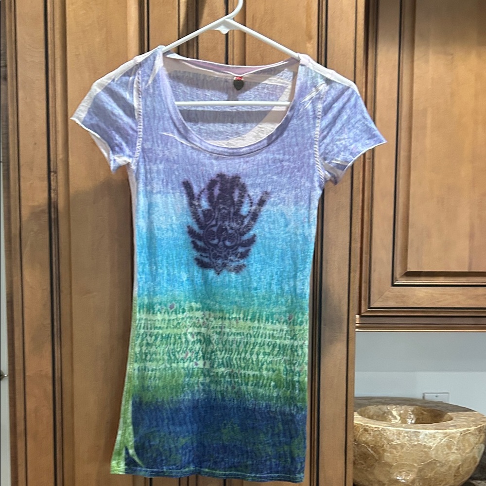 Multicolor Graphic Women's Top